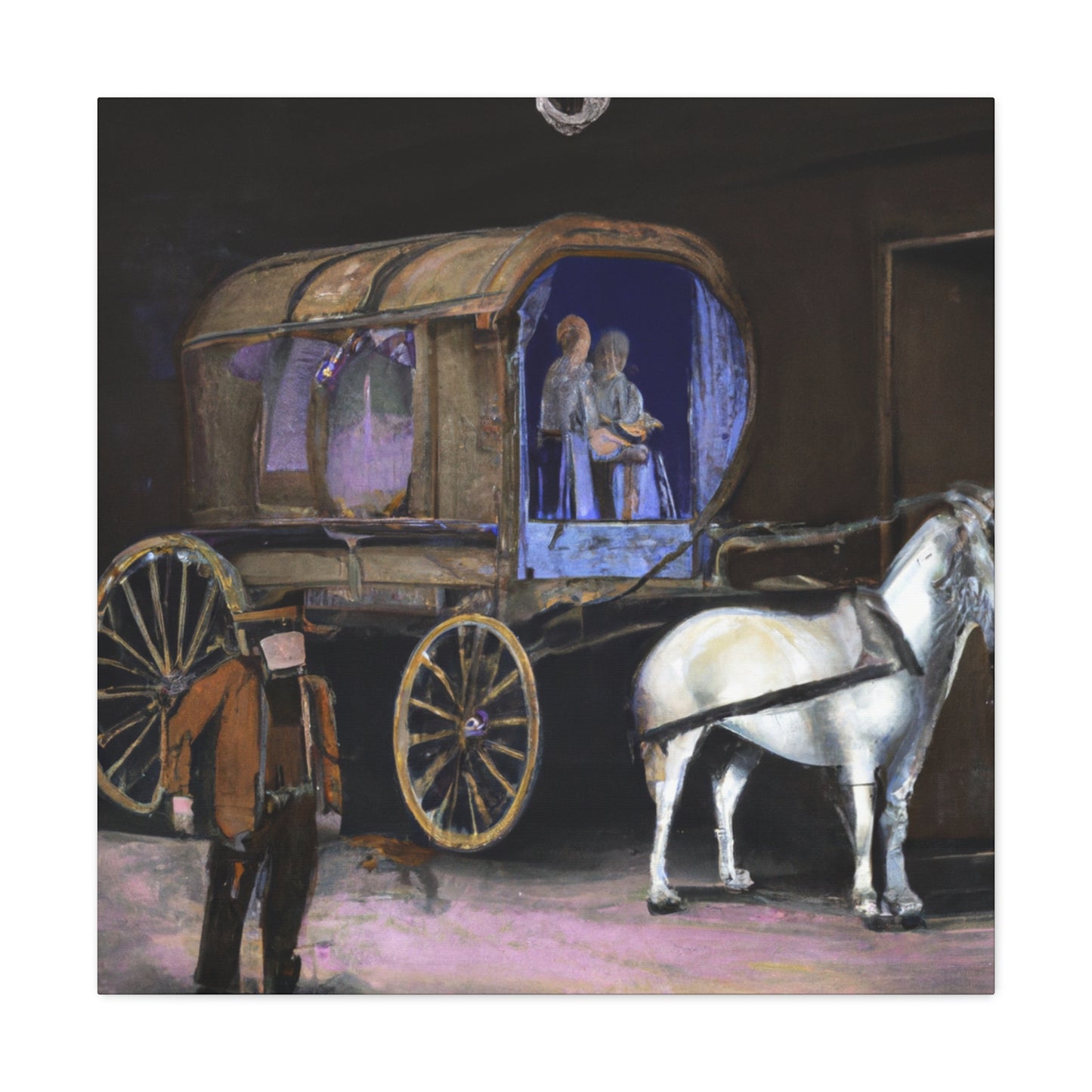 "Wagon of Splendor" - Canvas