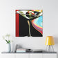 "Martini: Surreal Sip" - Canvas