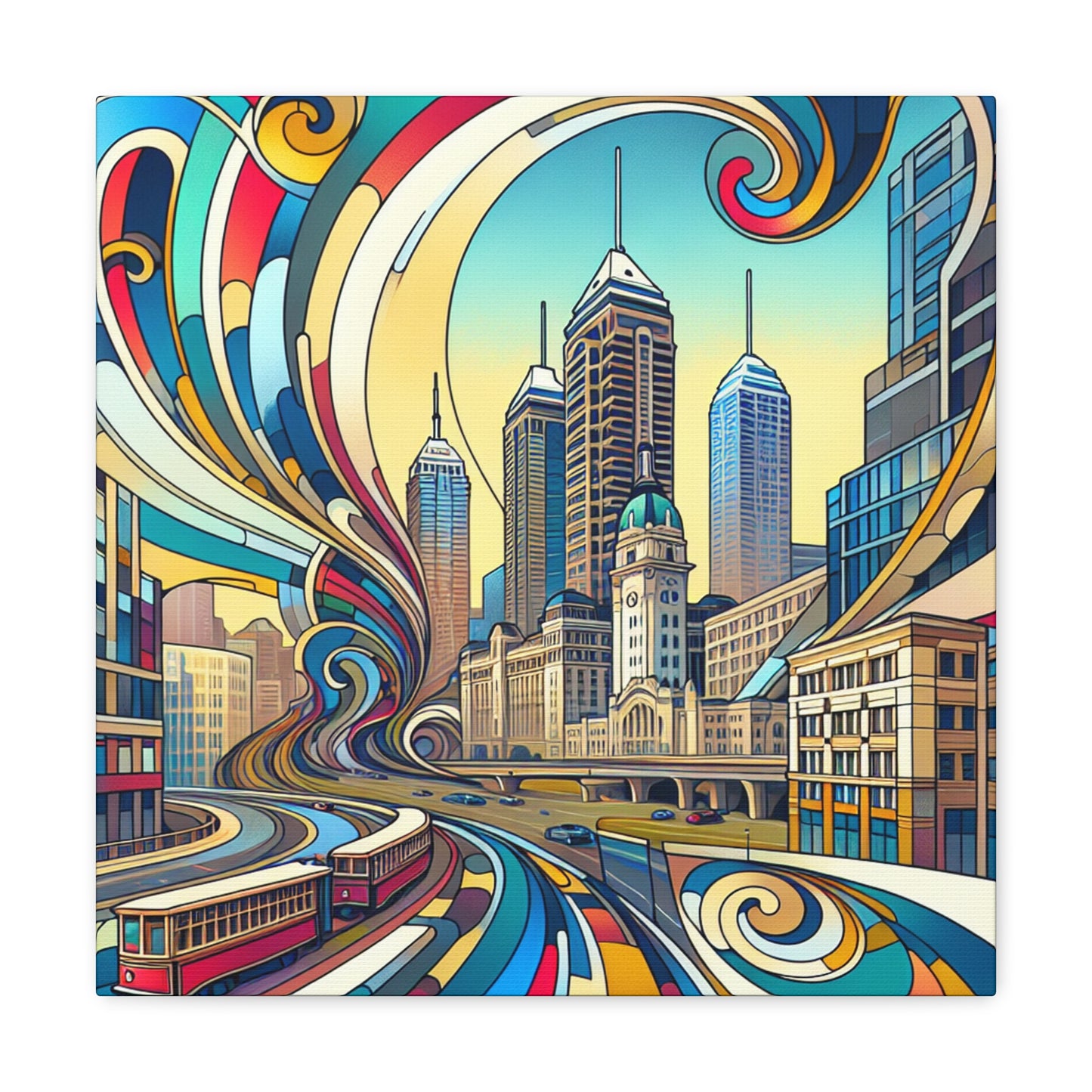 "Enchanting Indianapolis Echo" - Canvas