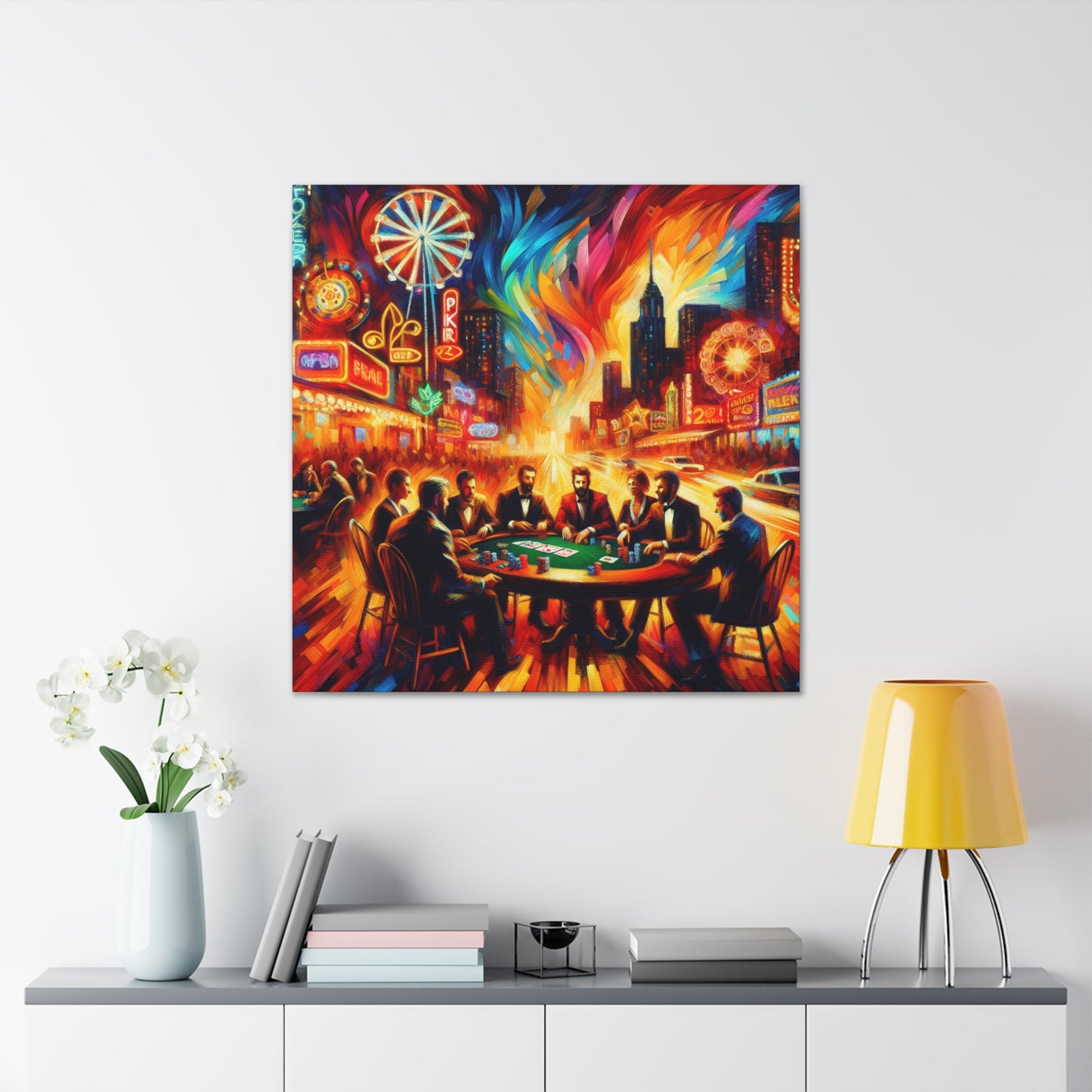 "Table of Aces" - Canvas