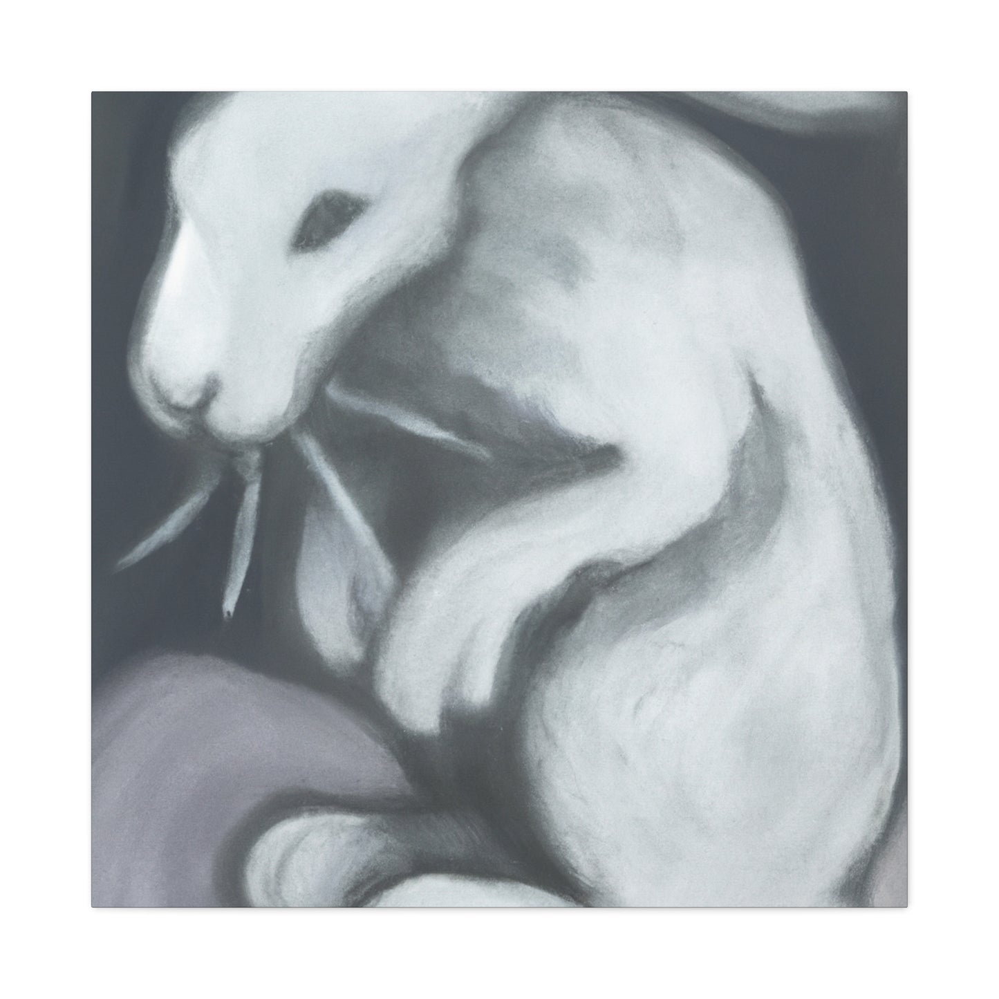 Arctic Hare Expressionism - Canvas