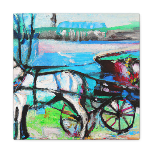 Horse Carriage Journey - Canvas