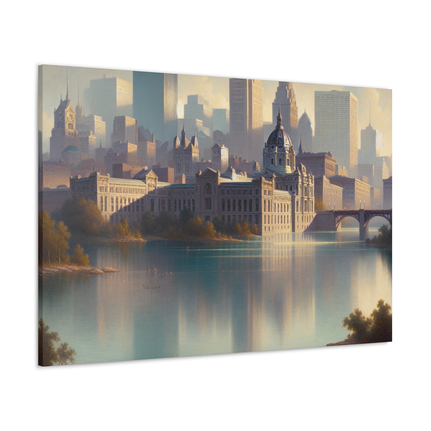 "City of Northern Bliss" - Canvas