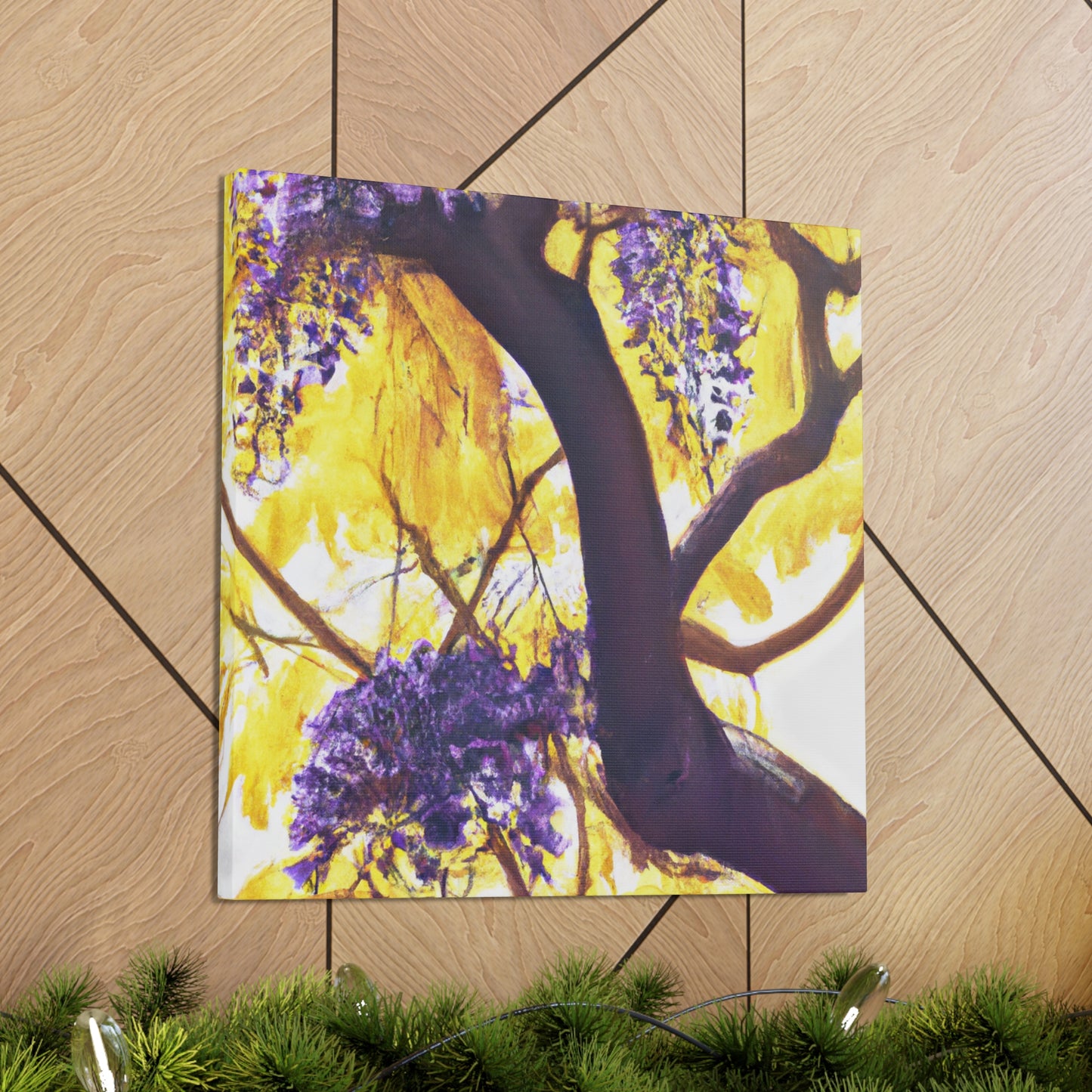 Jacaranda Dreamscape. - Canvas