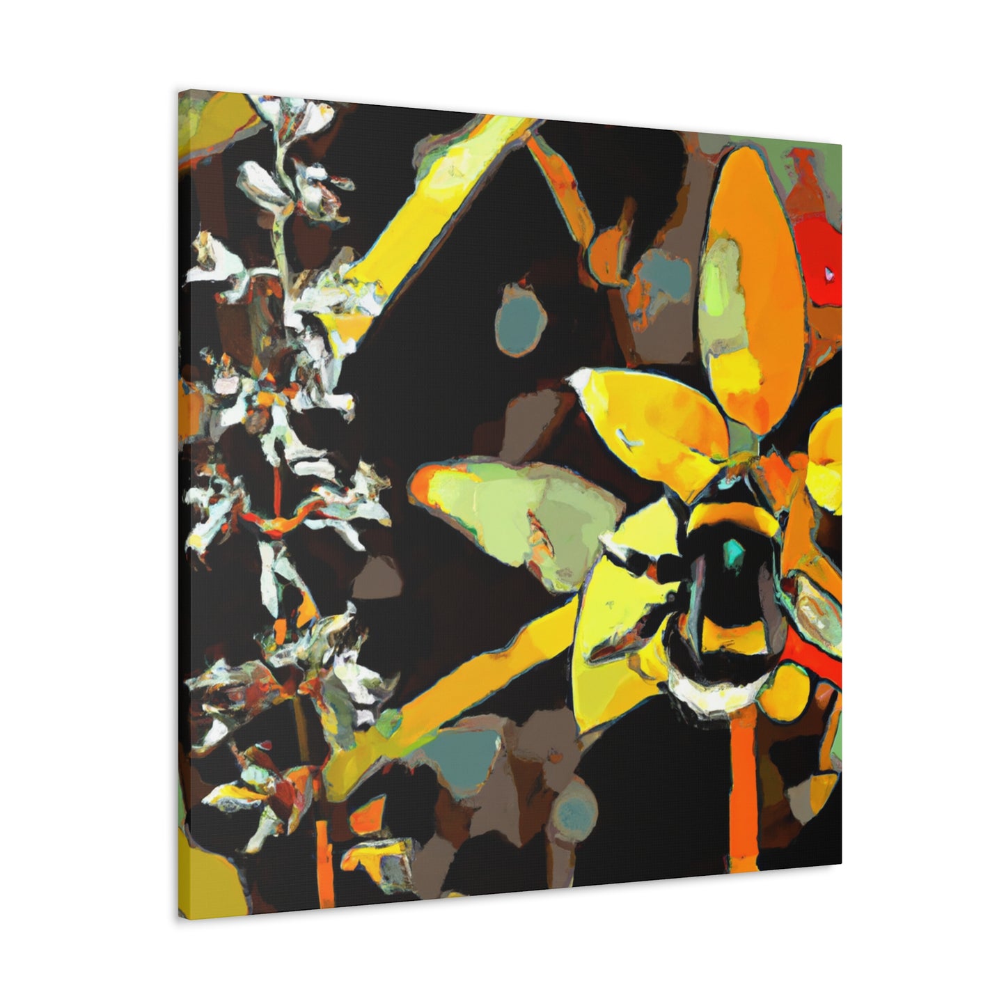 "Bumblebee Sparkles Brightly" - Canvas