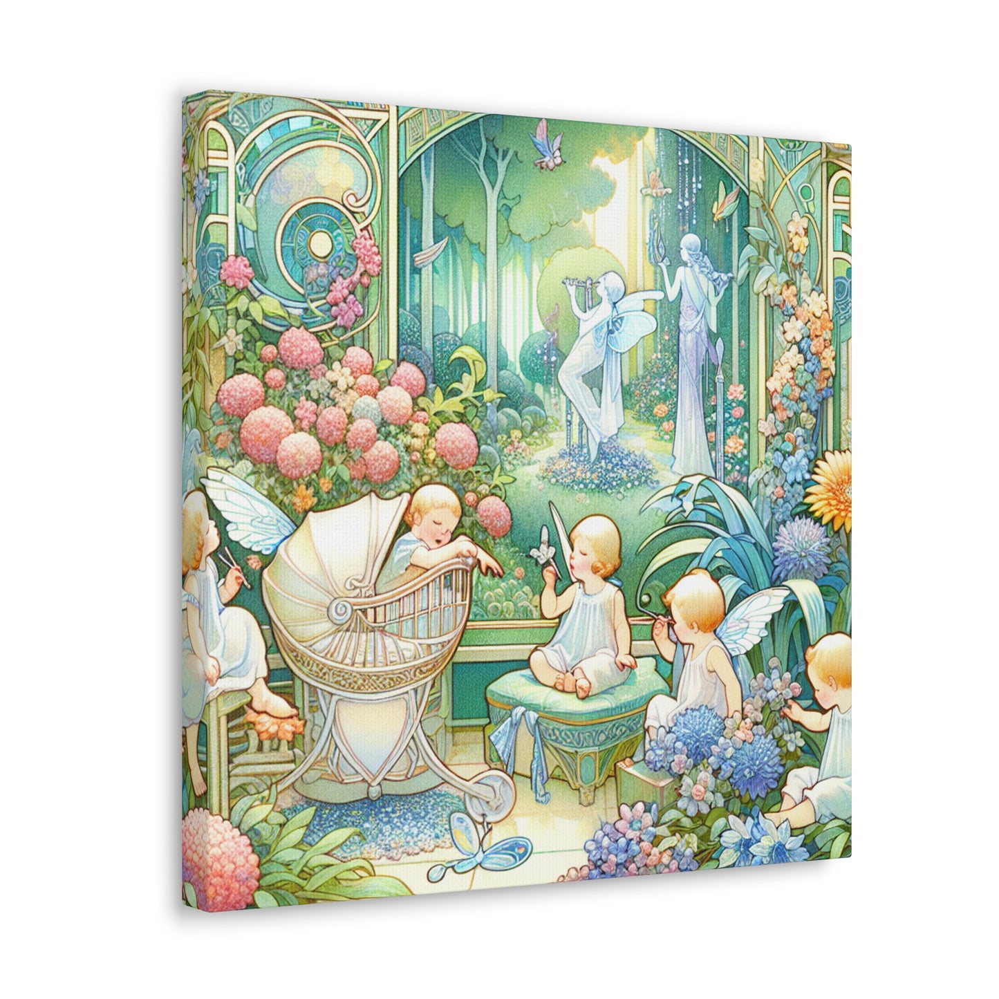 Enchanted Flora Dreams - Canvas