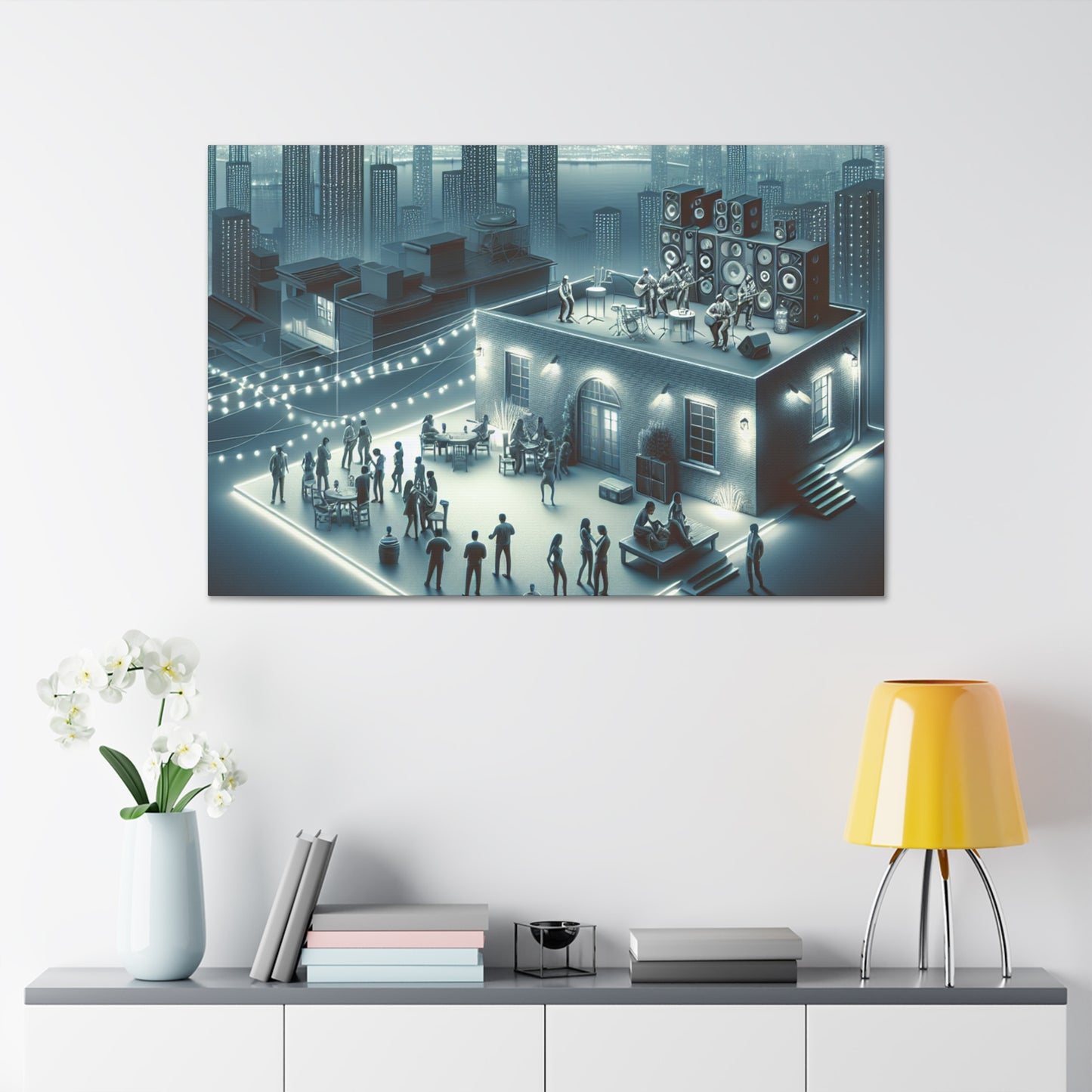 "Urban Celestial Soirées" - Canvas