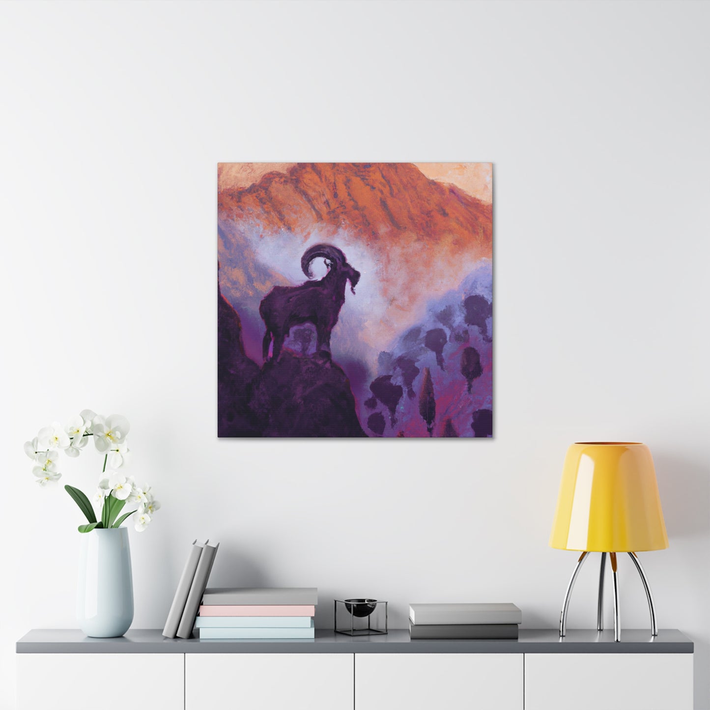 The Bighorn Regard - Canvas