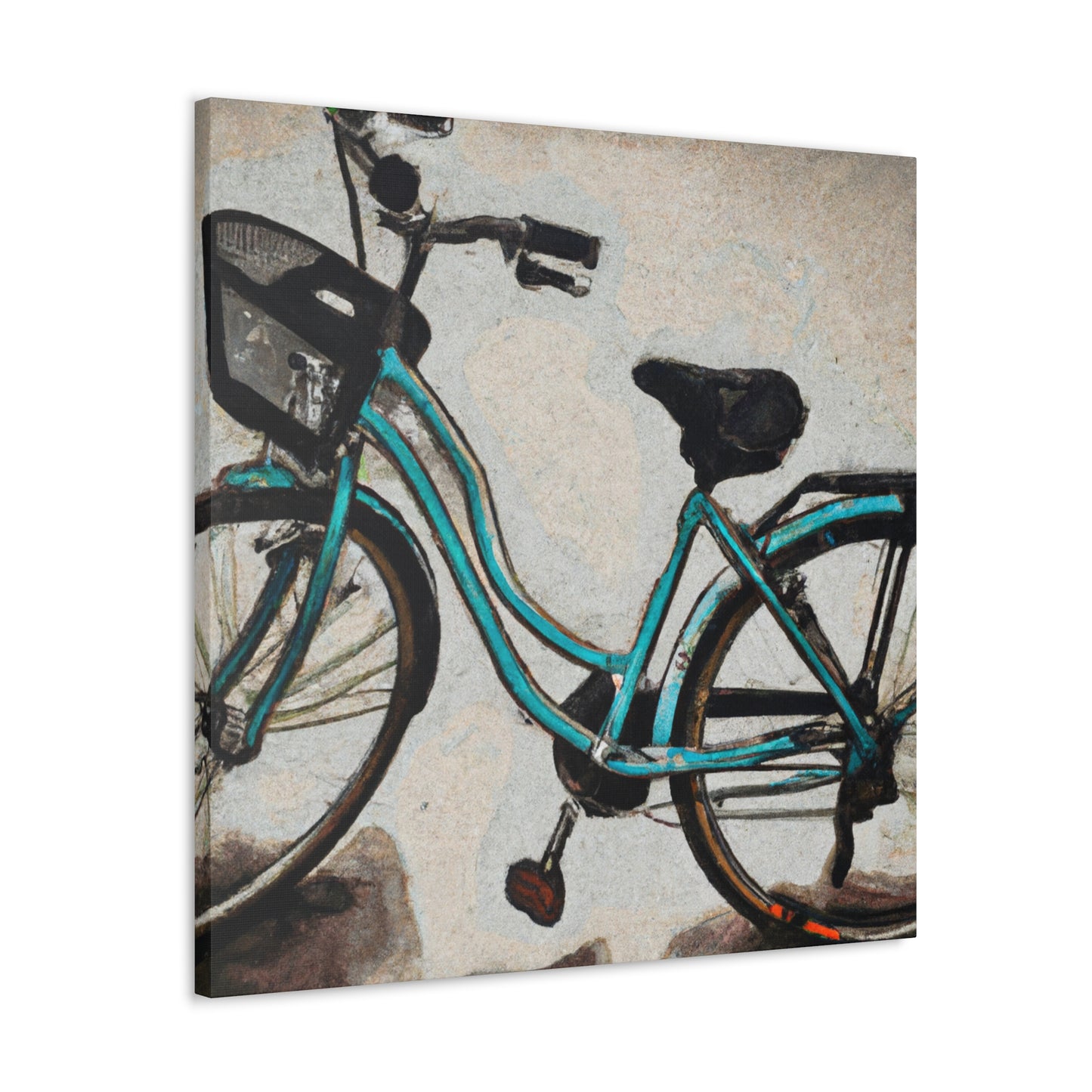 Cycling Through Tranquility - Canvas