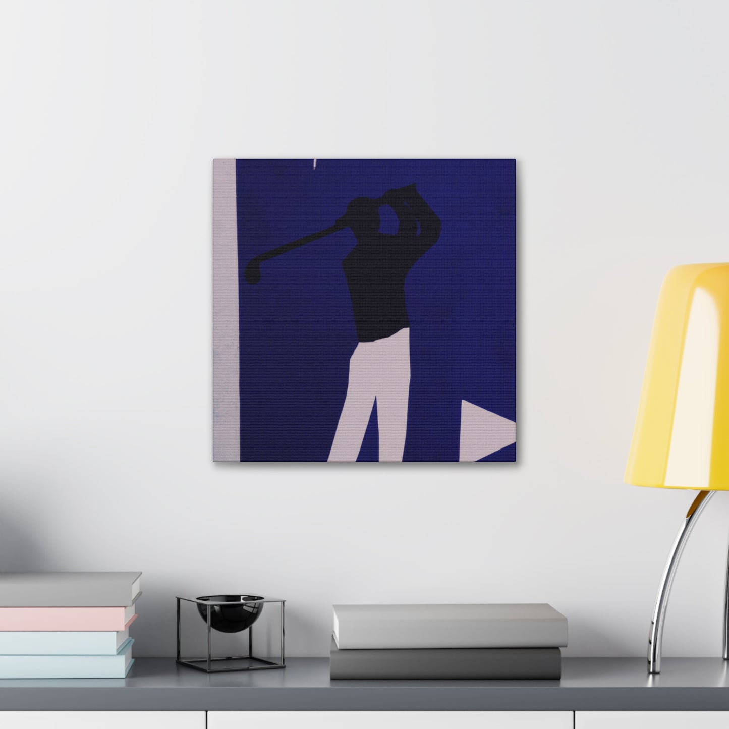 Golfing in Monochrome - Canvas