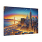 "Vibrant Urban Serenity" - Canvas