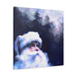 Santa's Digital Delight - Canvas