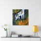 Lynx Among Abstracts - Canvas