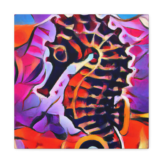 Seahorse in Impressionism - Canvas