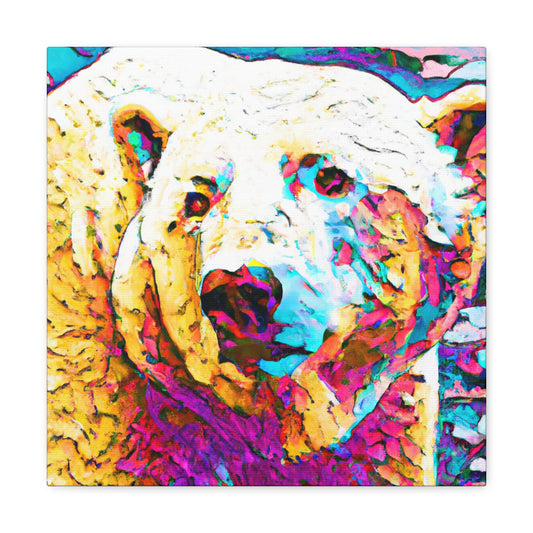 "Playful Polar Pop Art" - Canvas