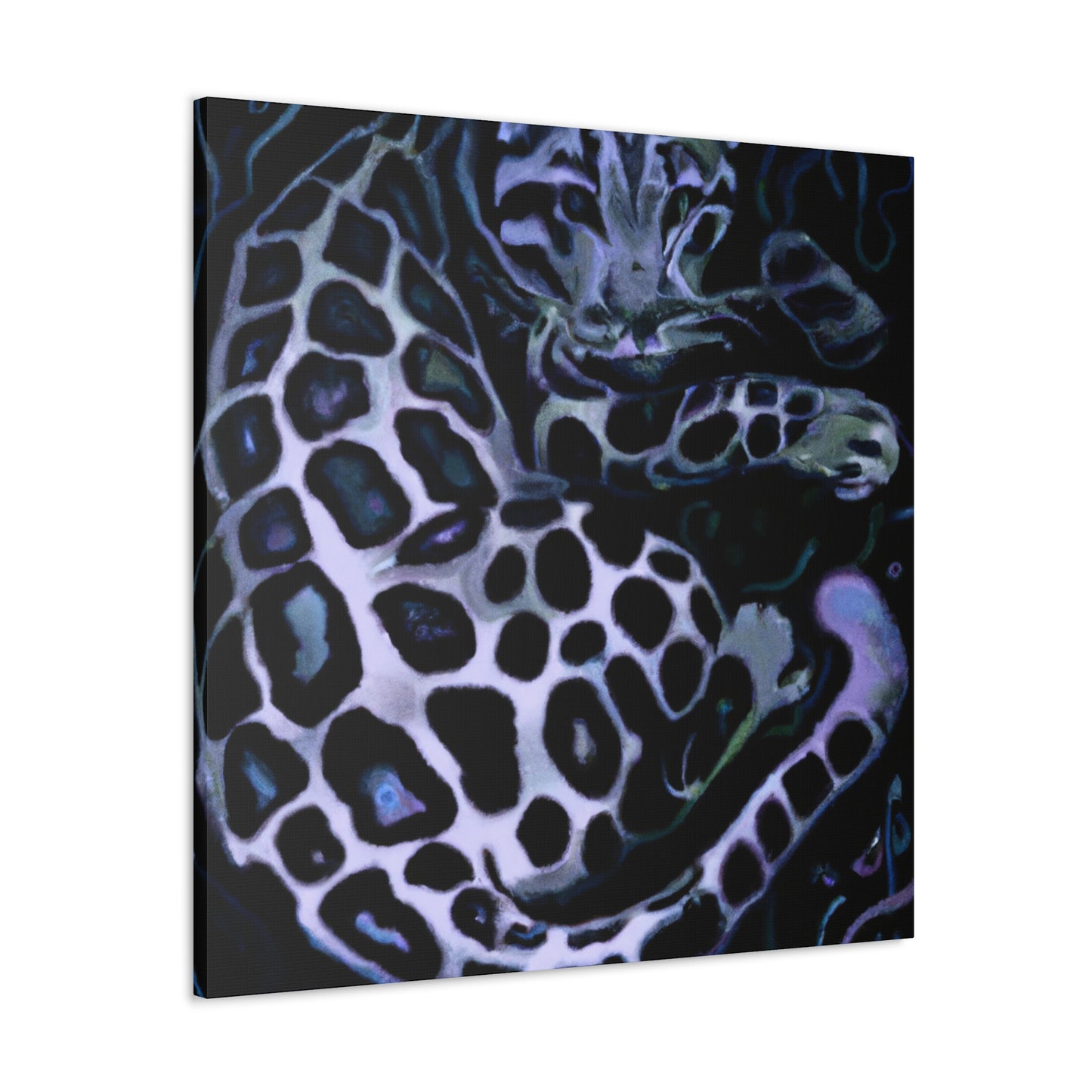 "Clouded Leopard Dreamscape" - Canvas