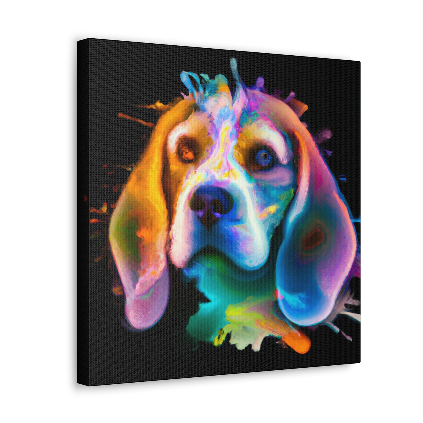 Beagle Art: Poetry - Canvas