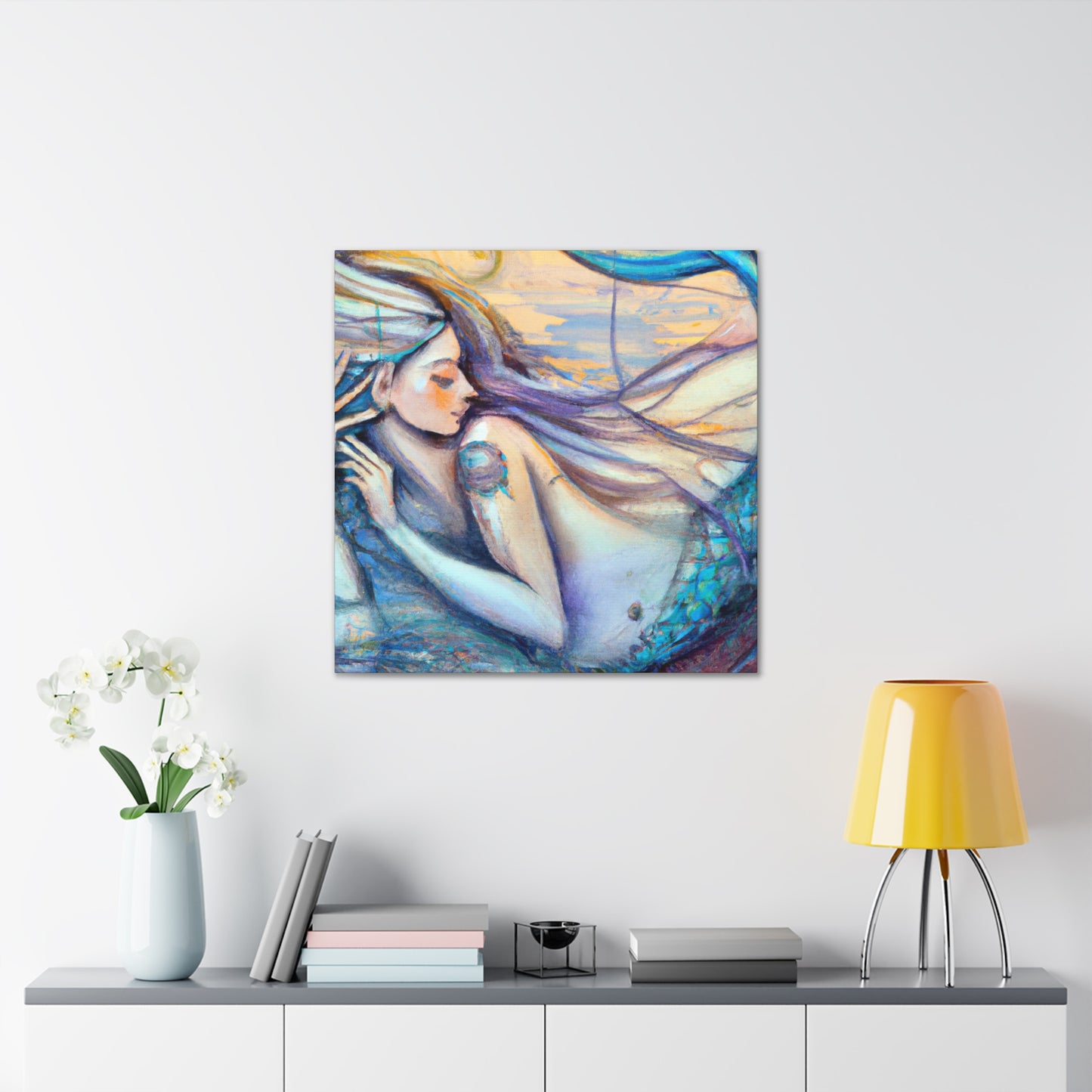 Mermaids of the Deco - Canvas