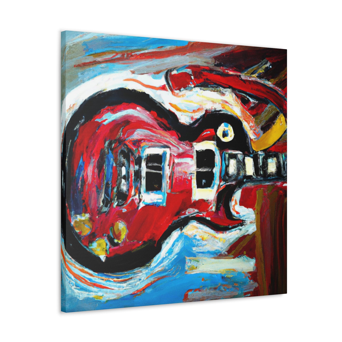 Gibson in Abstraction - Canvas