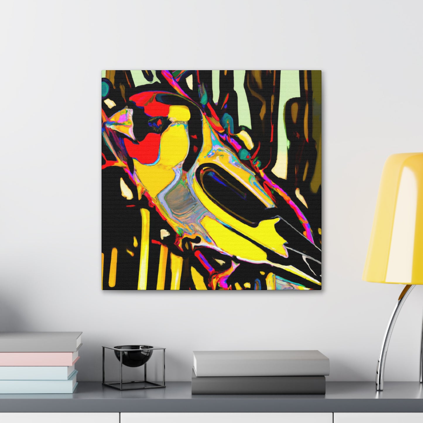 "American Goldfinch Flight" - Canvas