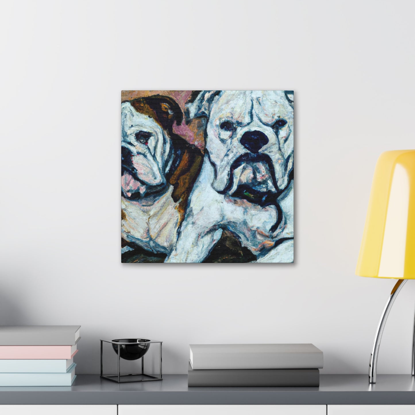 "American Bulldog Expressionism" - Canvas