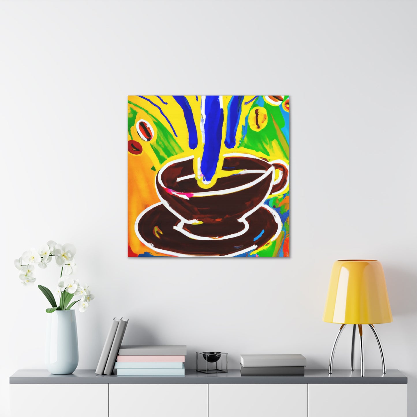 Coffee in Pop Art - Canvas