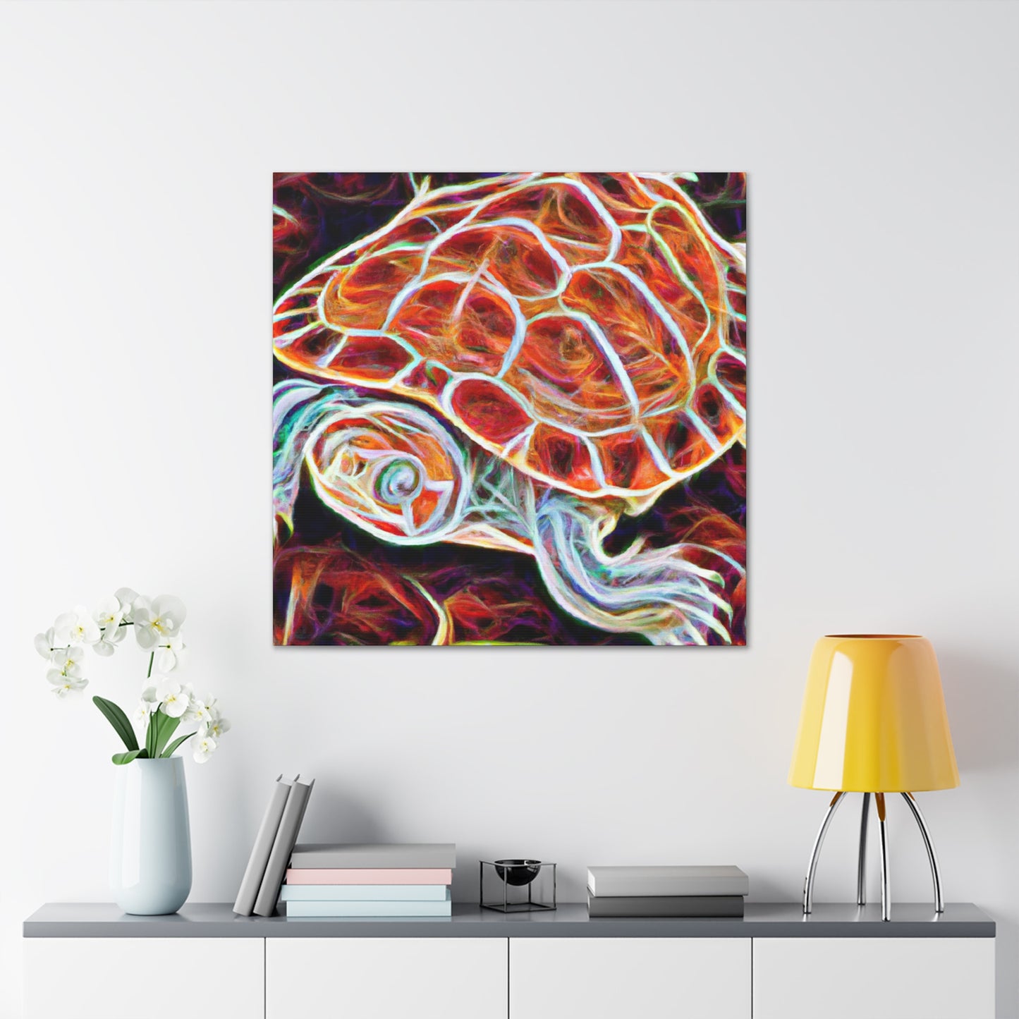 "Turtle Solitaire Magnificence" - Canvas