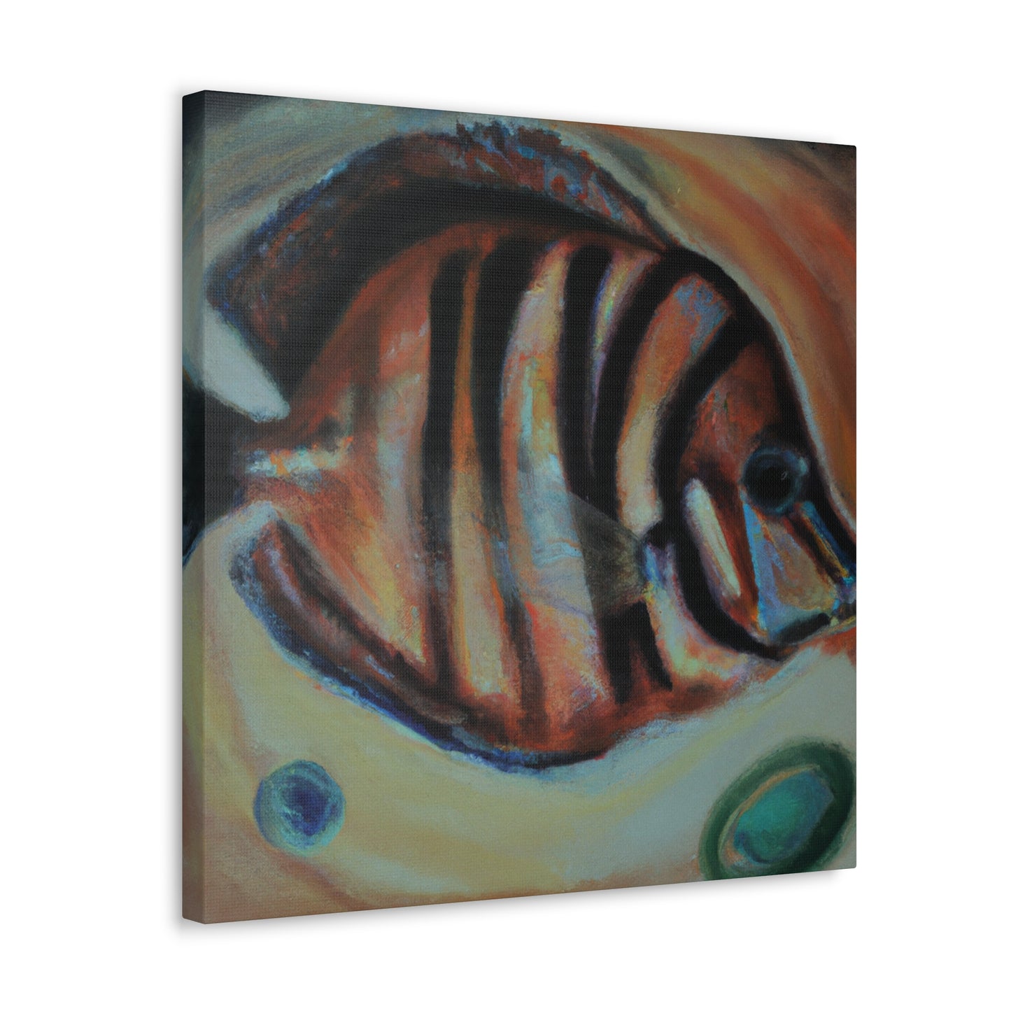 "Discus in Motion" - Canvas