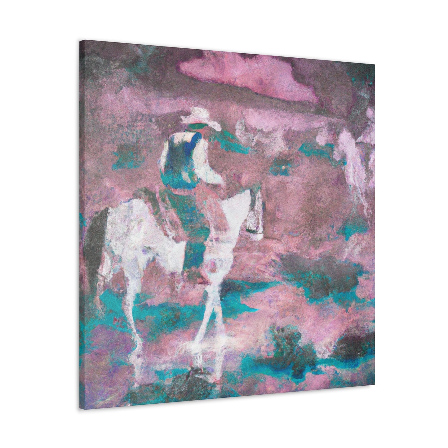 "Driving Cattle Home" - Canvas