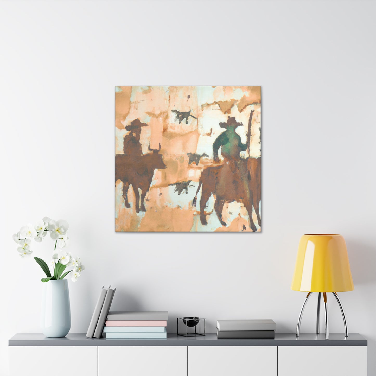 Driving Cattle Home - Canvas