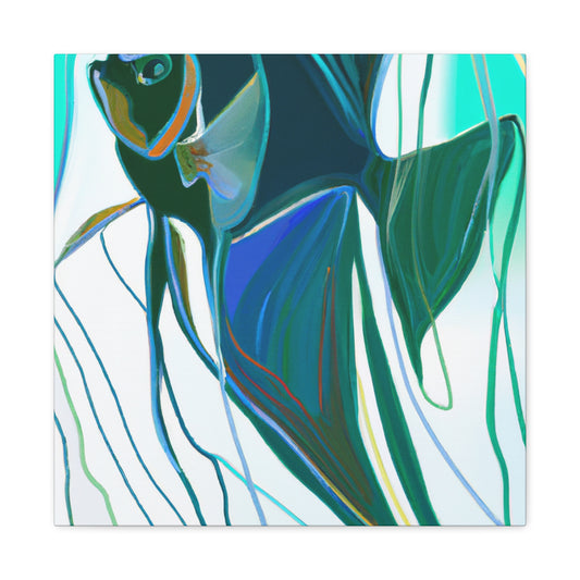 Glow of Angelfish Beauty - Canvas