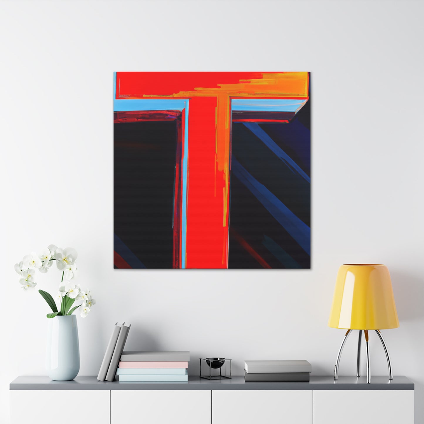 T's Reflected Reality - Canvas