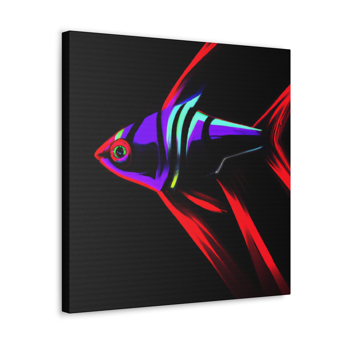 "Neon Tetra Singing Songs" - Canvas