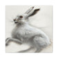 Arctic Hare Winter Scene - Canvas