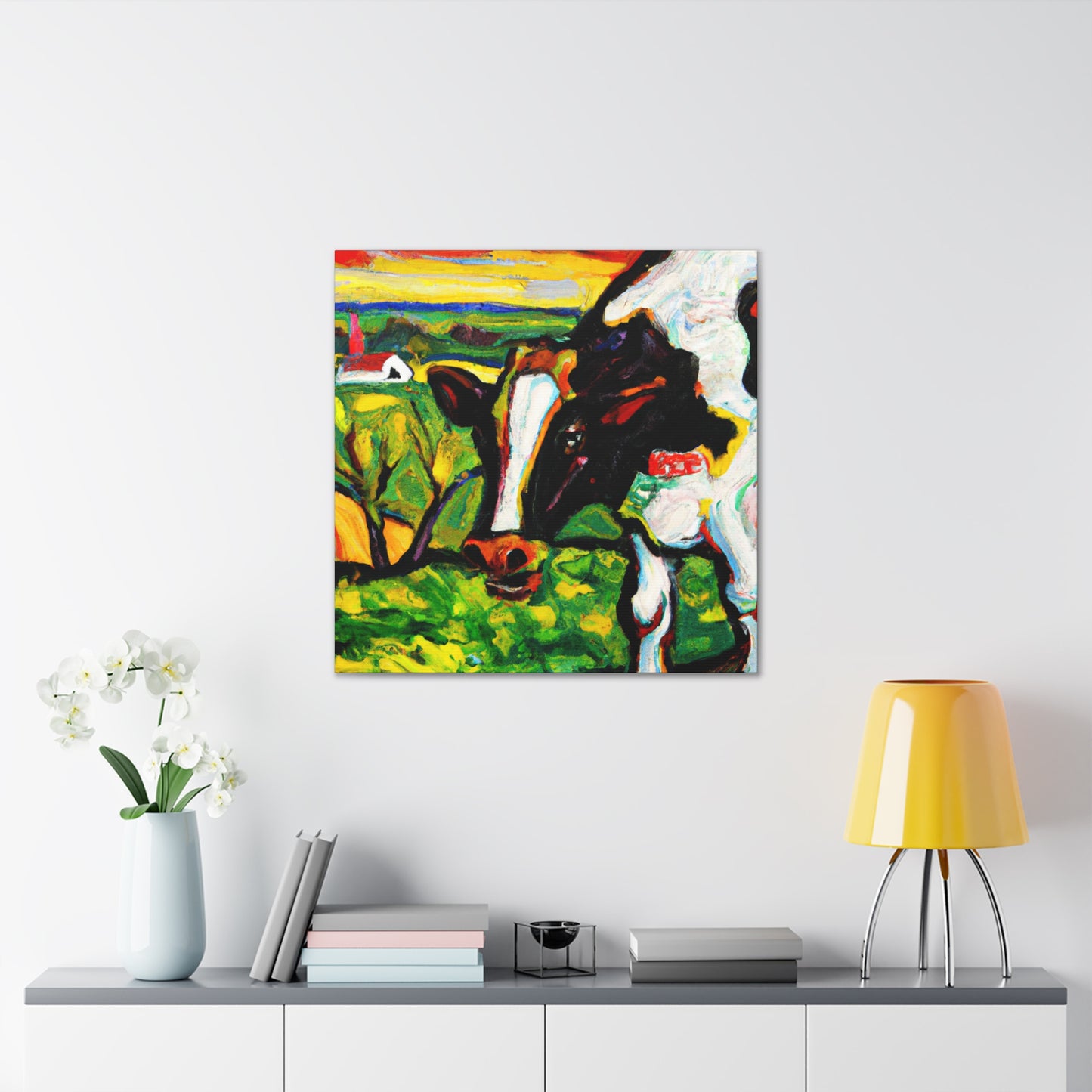 Milky White Dreamscape - Canvas