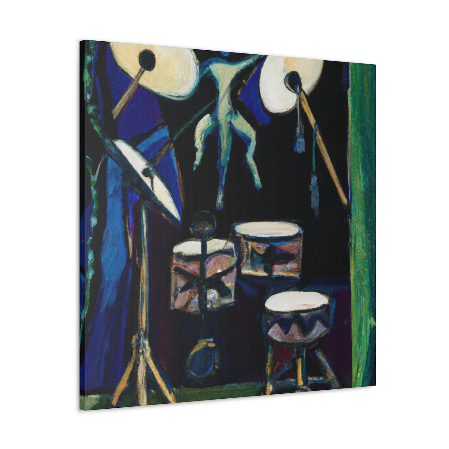 "Drumming the Nouveau Way" - Canvas