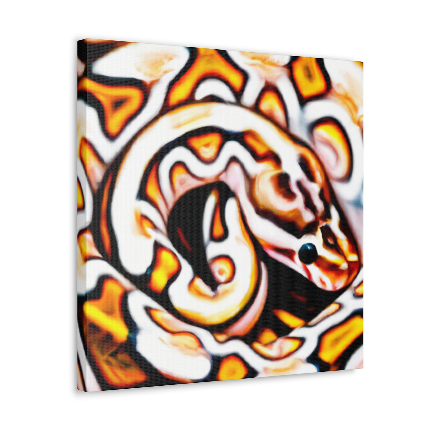 "Majesty of Ball Python" - Canvas