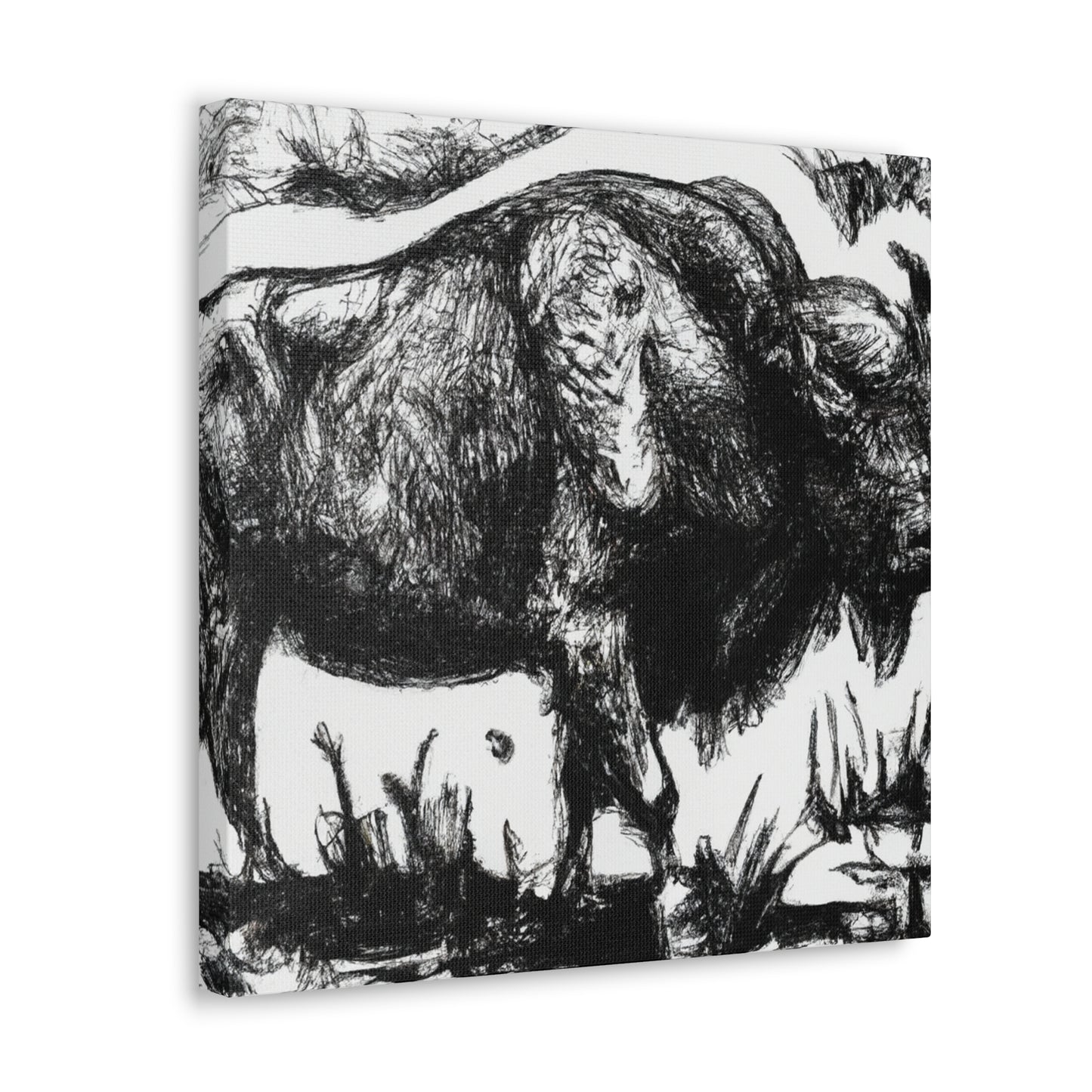 "Bison of the Prairie" - Canvas