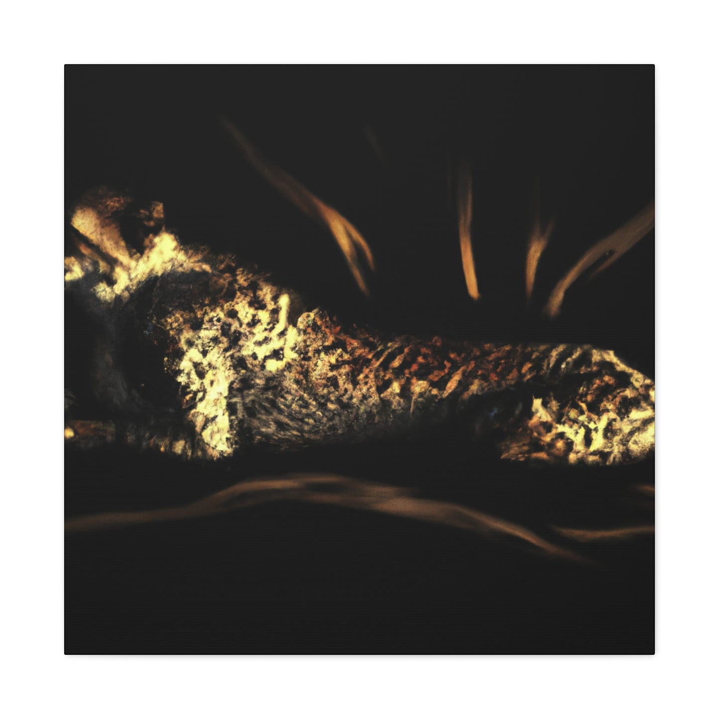 Cheetah in Motion. - Canvas