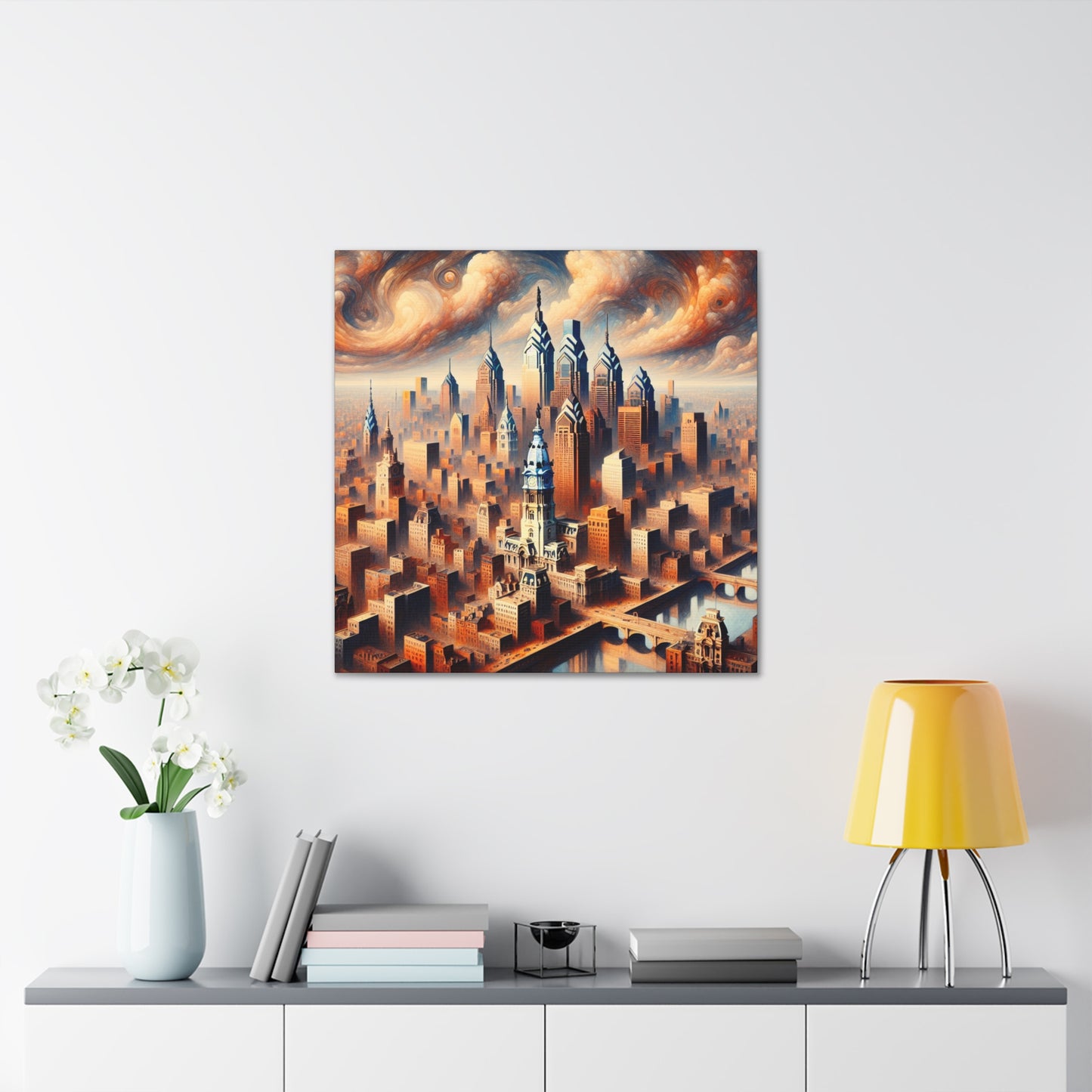 "Philly Dreamscape Unveiled" - Canvas