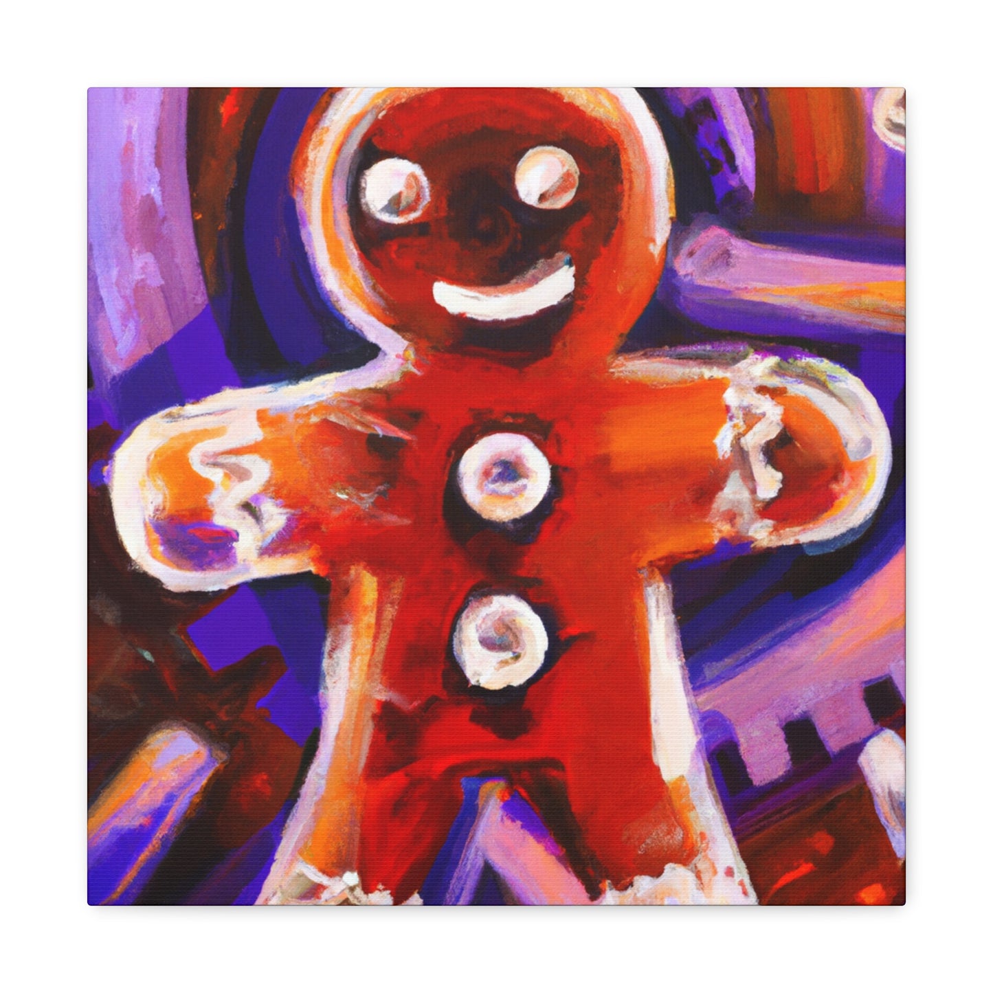 Gingerbread Man Steampunk - Canvas