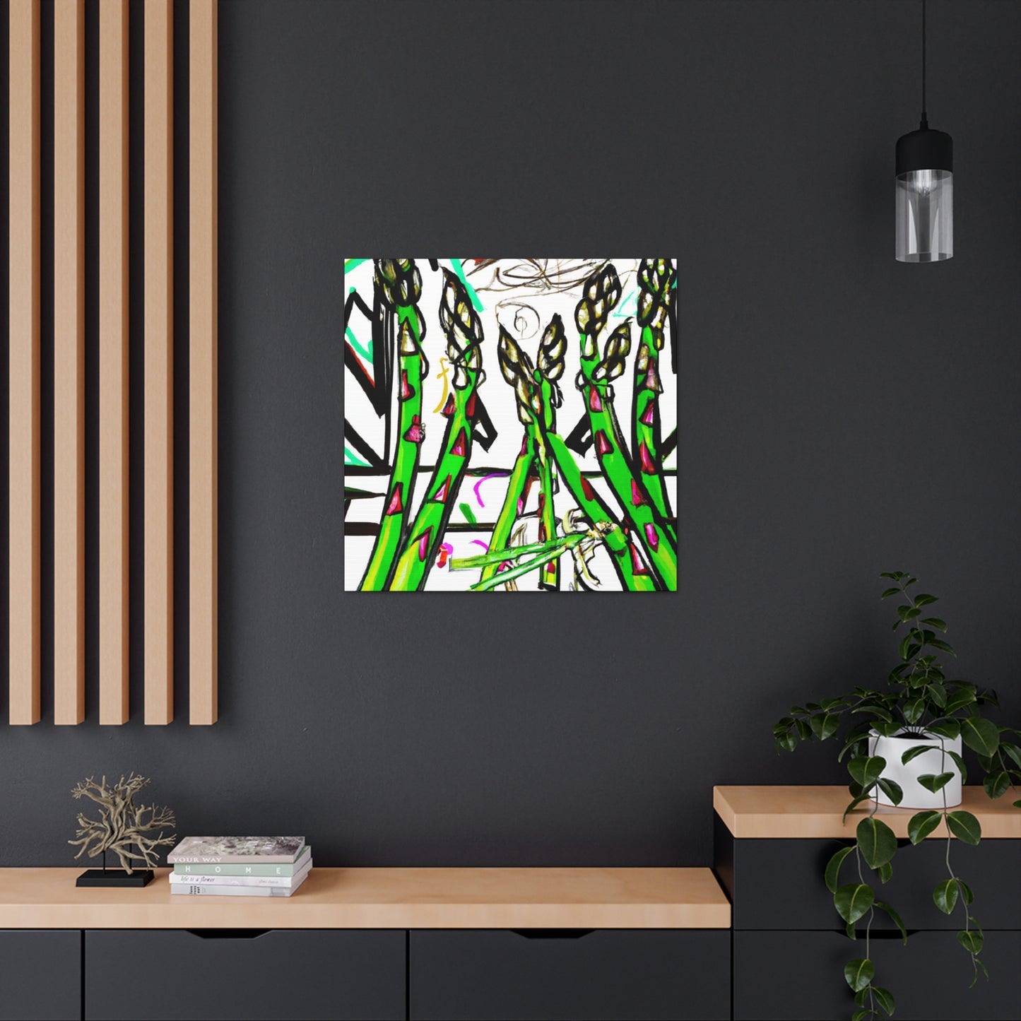 Asparagus Elegance Vision - Canvas