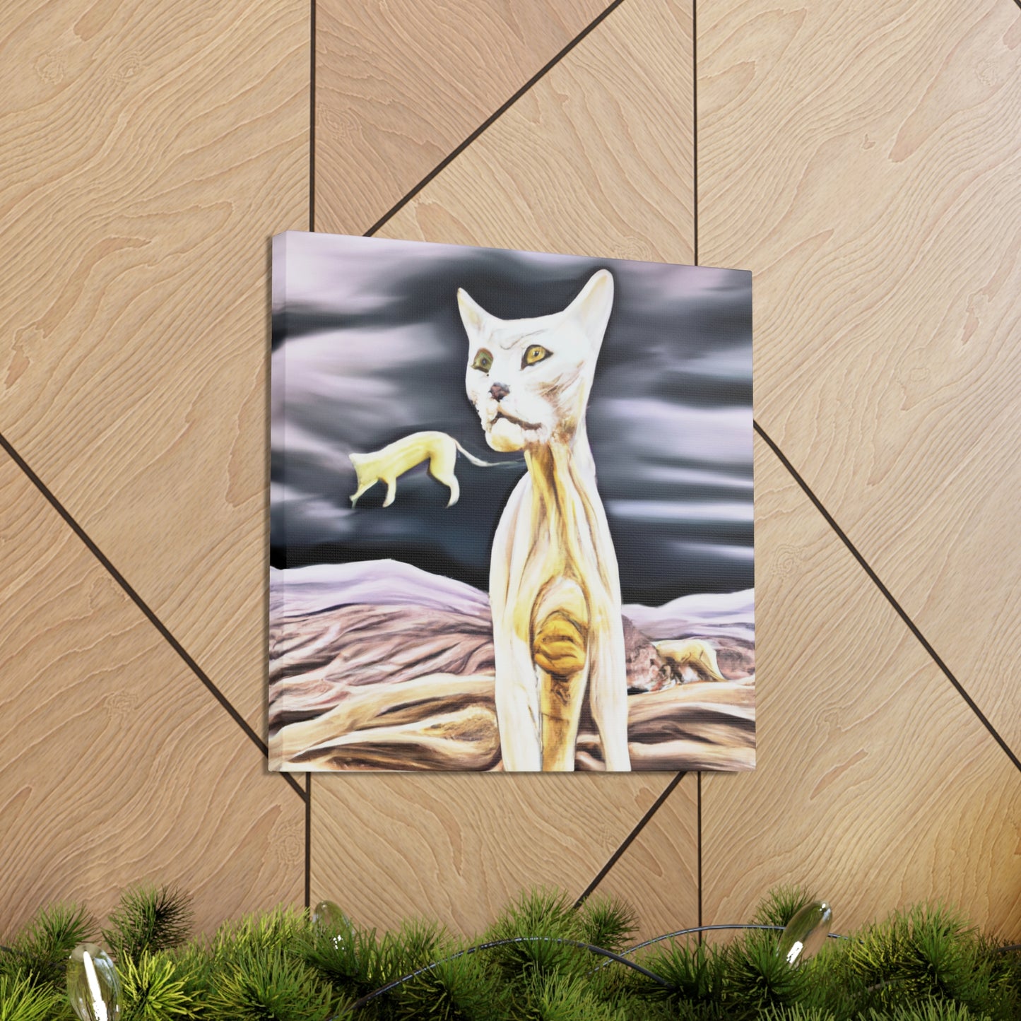 Caracal in Surrealism - Canvas