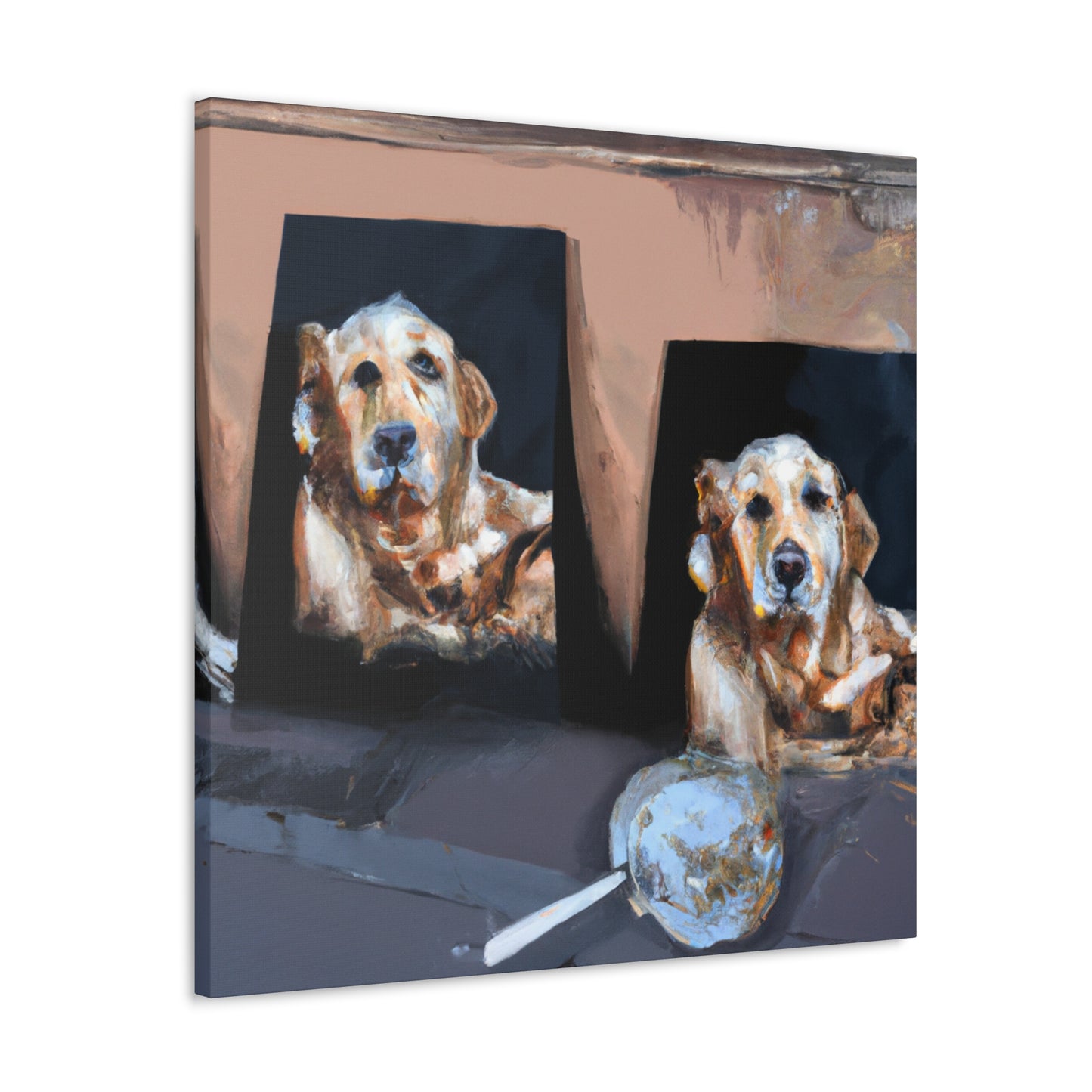 Golden Retriever Radiance - Canvas