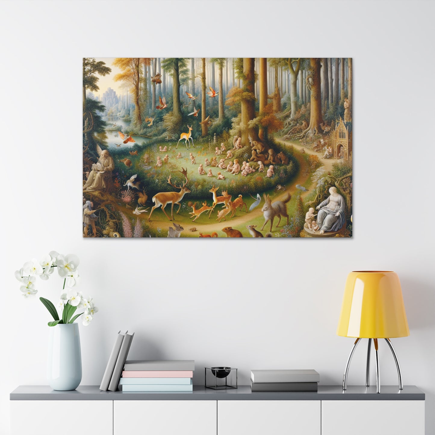 Enchanted Woodland Symphony - Canvas