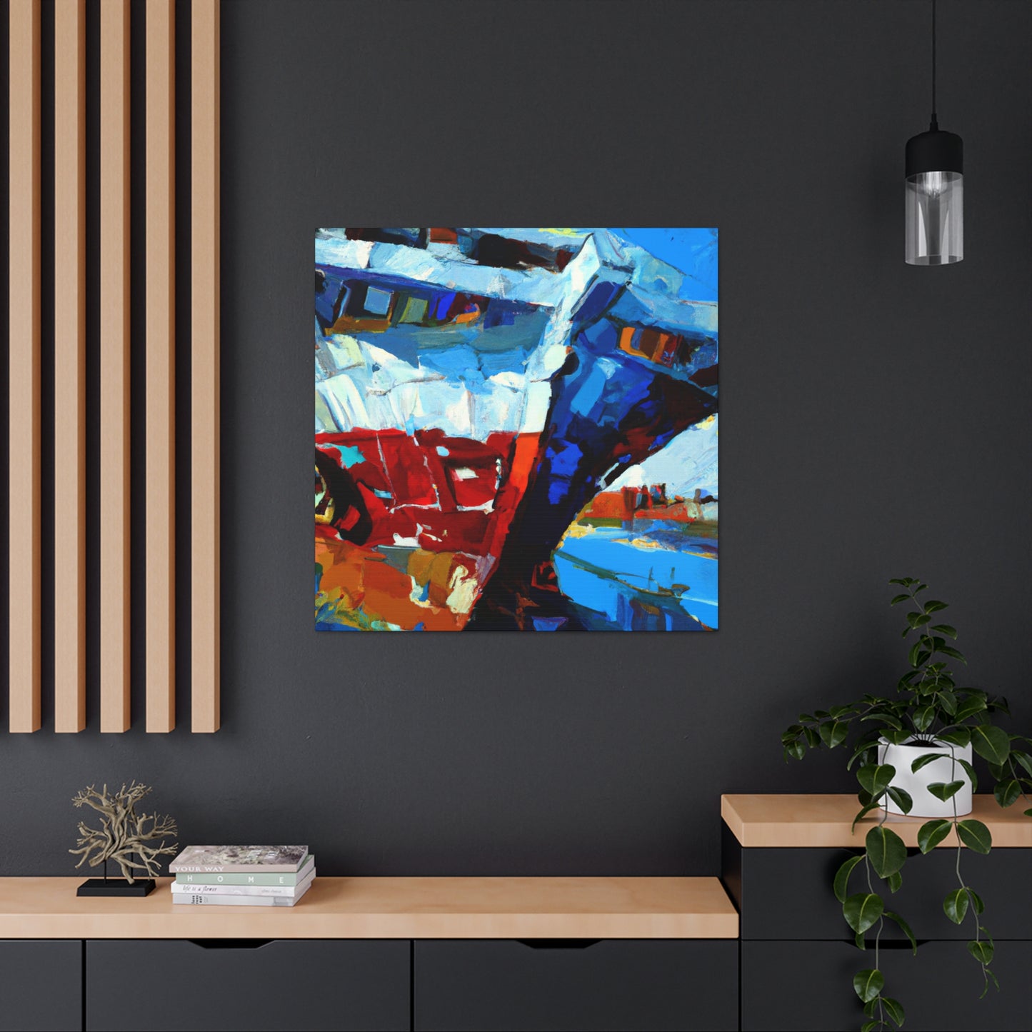 Sailboat in Motion - Canvas