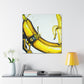 Bananna in Steampunk Time - Canvas