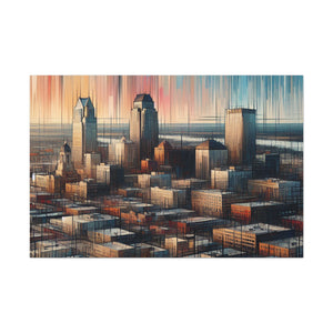 "Vibrant Omaha Visions" - Canvas