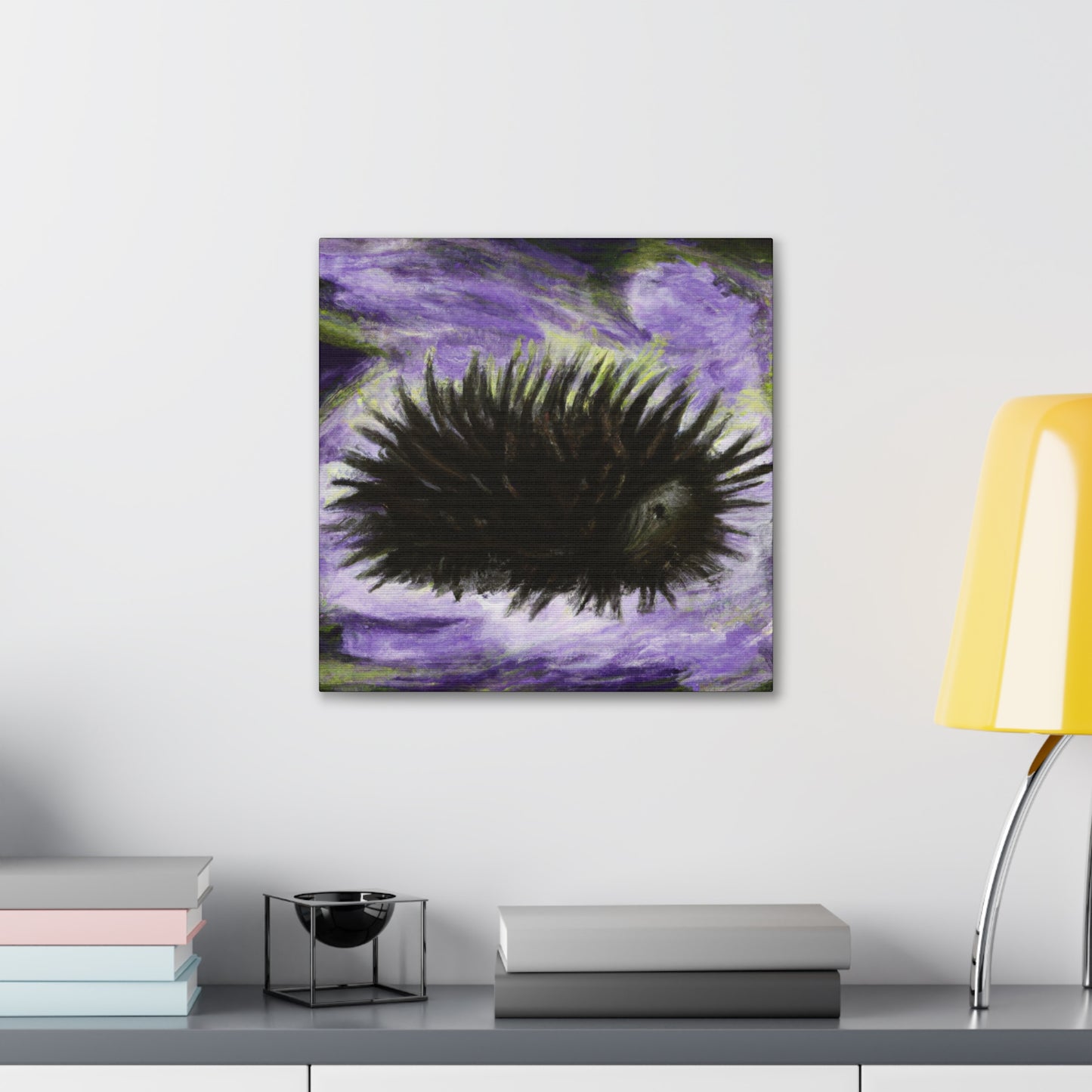 "Sea Urchin Embrace Ebb" - Canvas