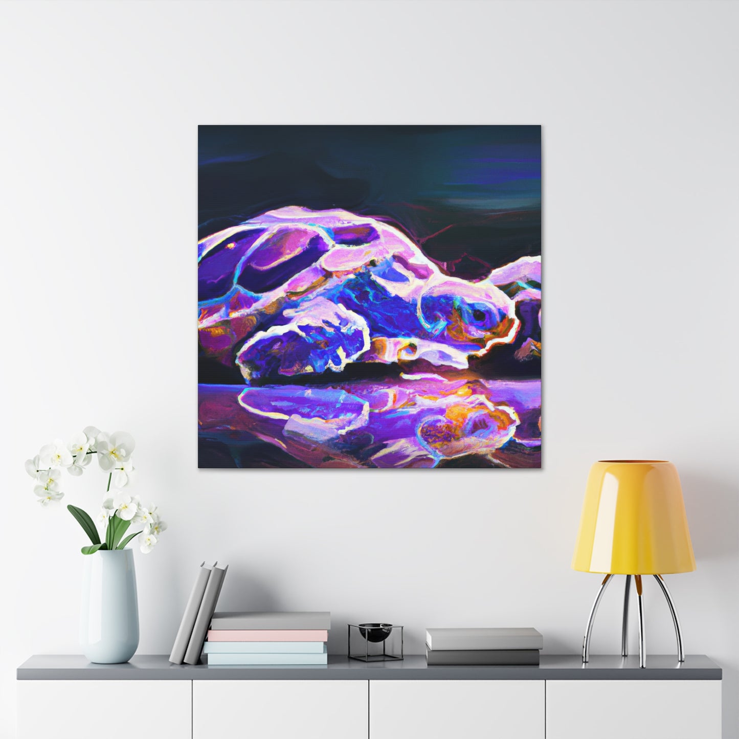 "Box Turtle in Dreamland" - Canvas